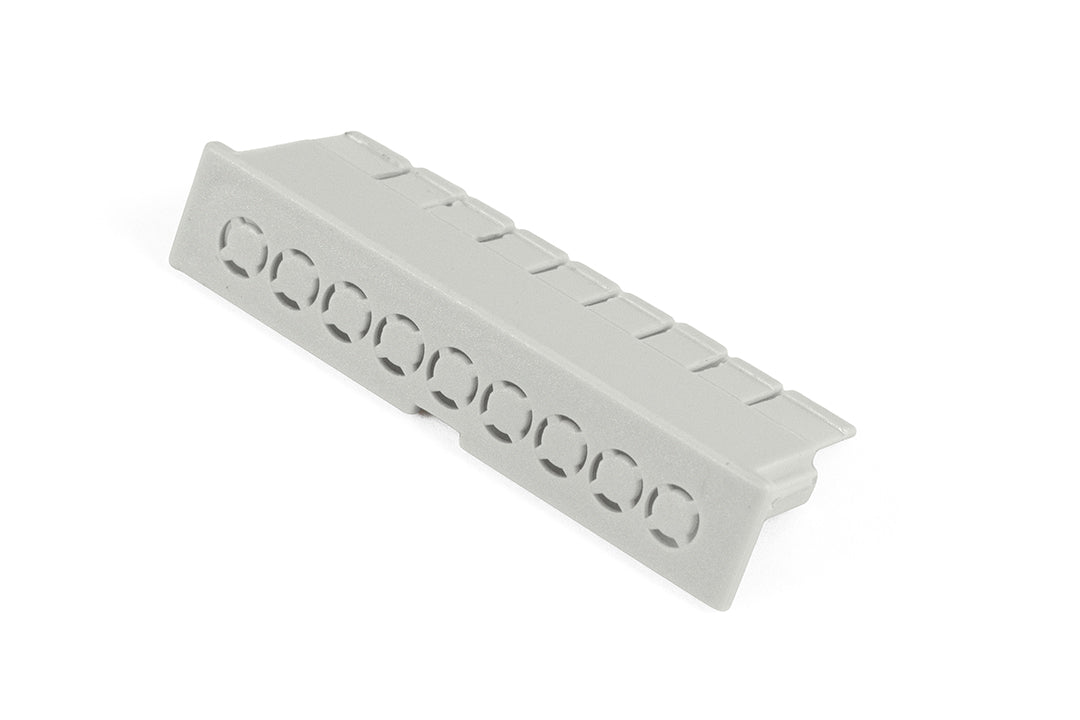 Hammond 1597DINCOV14GY 1597DIN Series Knockout Cover, Gray, For 1597DIN Modular DIN Rail Enclosures.