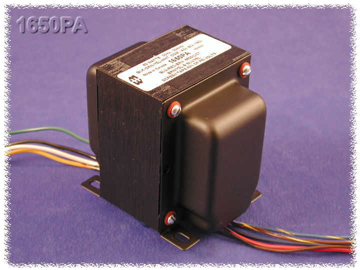 Hammond 1650PA Output Transformer, Push-Pull, 60W, Primary 6,600 CT, 200 mA., Secondary 4-8-16