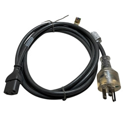 Volex 17031-8-S2 Hospital Grade Power Cord 5-15P C13 IEC Equipment Cable 18/3, Rated 10A 125VAC, UL/CSA, 8' Long, Gray