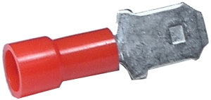 PICO 1756-15 Red 22-18AWG .250" Male Quick Connector, Vinyl Insulated, 50/Pack