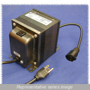 Hammond 176F Autotransformer, Plug-In, 115VAC, 50/60Hz to 230VAC, 1000VA, 176 Series