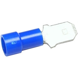 PICO 1856-CS Blue 16-14AWG .250" Male Quick Connector, Vinyl Insulated, 100/Pack