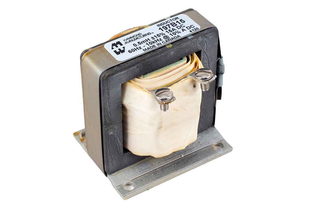 Hammond 197B15 High Frequency Reactor, 0.5 Mh, 15A, Screw Terminals