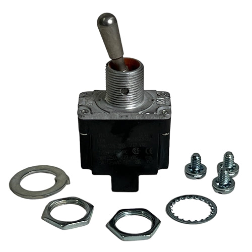 Honeywell 1TL1-2 Toggle Switch SPST Off-On 15A/125VAC, Non-Locking Lever, Sealed, Screw Terminals, UL CSA