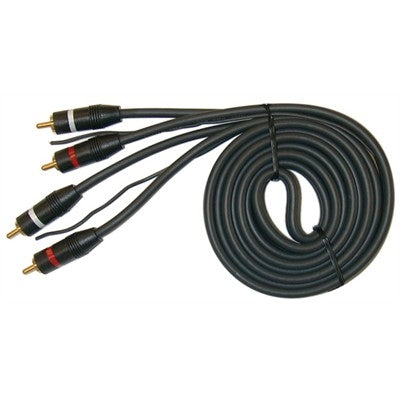 Circuit-Test 210-806 Premium Stereo RCA Cable, Gold Plated Plugs, 6ft