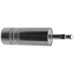 Mode 24-200-2 Mono 2.5mm Phone Plug Metal, 2/Pack