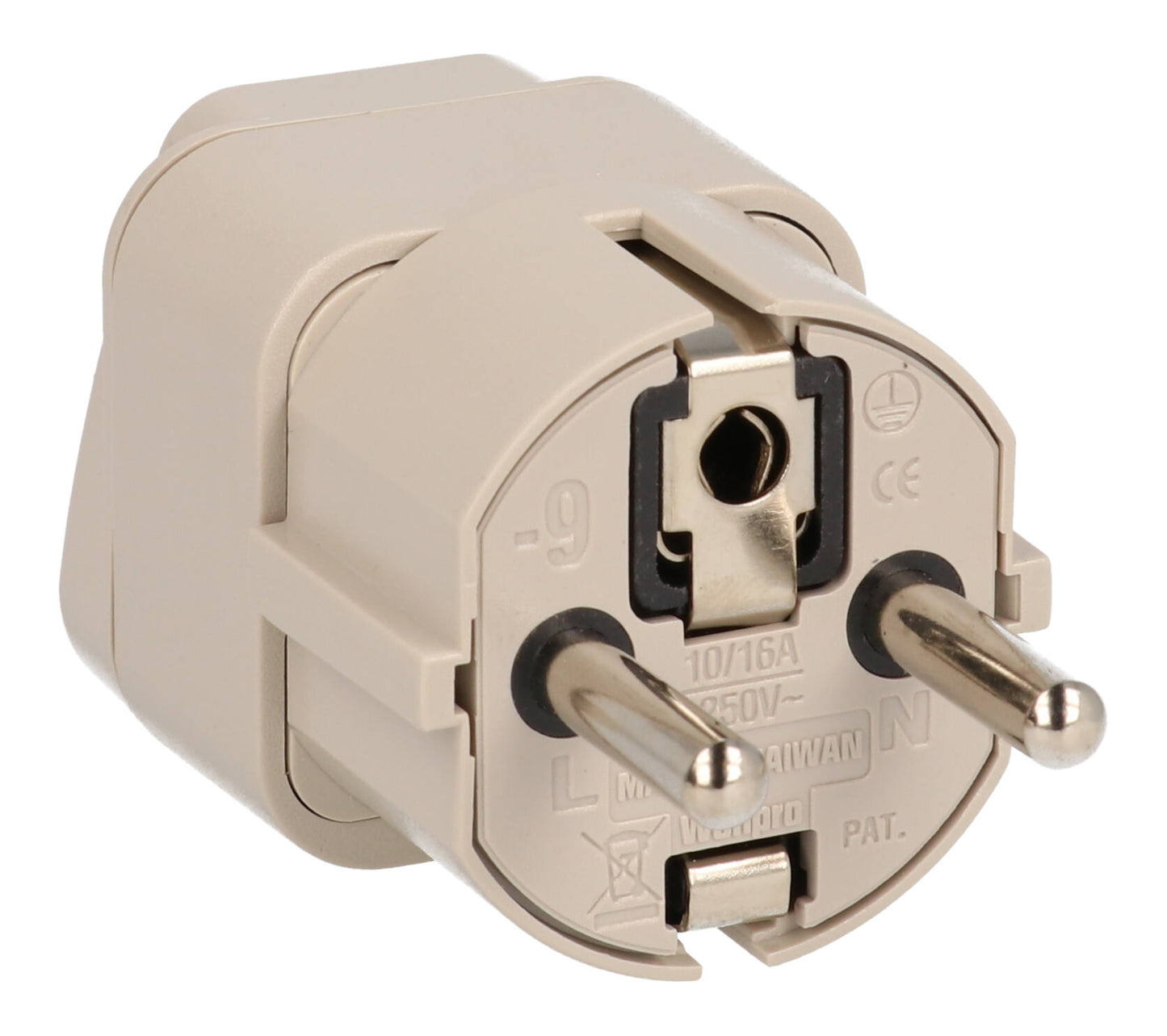 Hammond 298G4 Grounded Adaptor for Use with Plug-In Isolation Transformer, European Plug