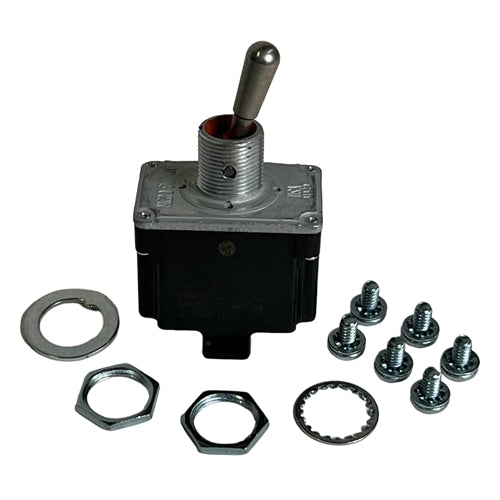 Honeywell 2TL1-3 Toggle Switch DPDT On-On 15A/125VAC, Non-Locking Lever, Sealed, Screw Terminals, UL CSA
