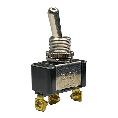 Philmore 30-013 Toggle Switch SPDT On-On, 20A@125VAC / 10A@277VAC, Screw Terminals