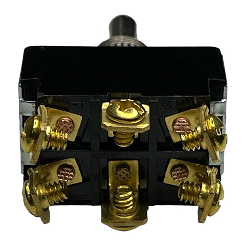 Philmore 30-048 Toggle Switch DPDT On-Off-On, 20A@125VAC / 10A@277VAC, Screw Terminals