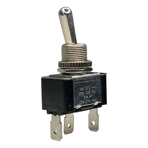 Philmore 30-310 Heavy Duty Toggle Switch SPDT On-On, 20A@125VAC / 10A@277VAC, QC Terminals