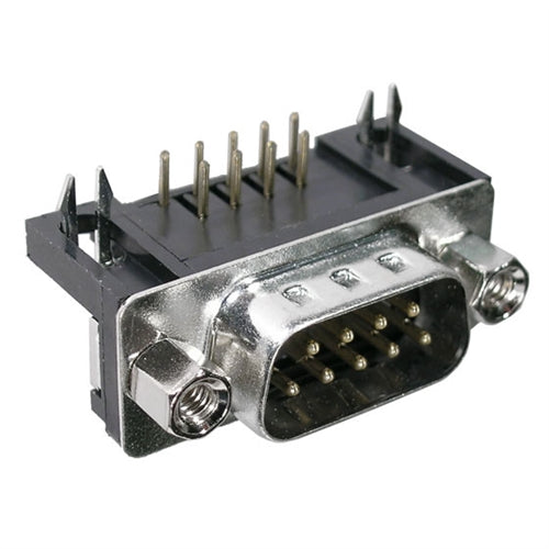 Mode 30-410-0 Male 9 Pin DB9 Right Angle P.c. Mount D-Sub