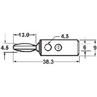 Mode 31-462-0 Red Banana Plug