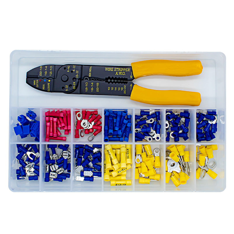 PICO 31501-91 Terminals & Crimp Tool Kit, 196-Piece