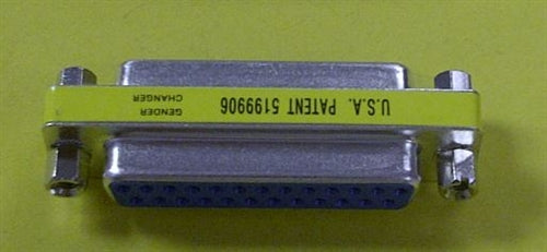 Mode 32-029-0 DB25 25 Pin RS232 Gender Changer Adapter (Female to Female)