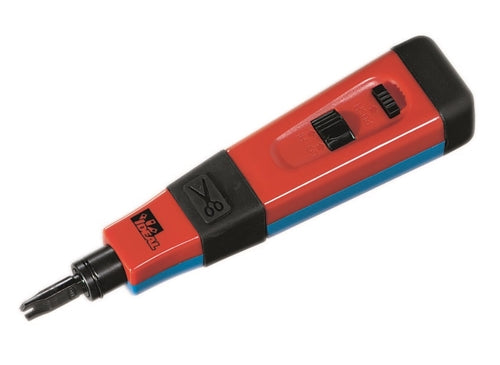 Ideal 35-485 Punchmaster II Impact Punchdown Tool, 110 & 66 Blades Included - 110 (Cut/NO-Cut), 66 (Cut/NO Cut)