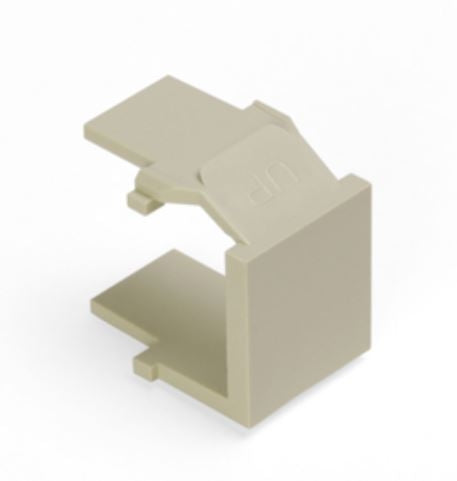 Leviton 41084-BIB Quickport Snap-In Blank, Ivory **CLEARANCE**