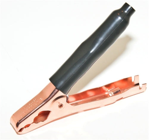 Mueller BU-41C-0 Large Copper Battery Clip with Insulators, 400AMP, Black
