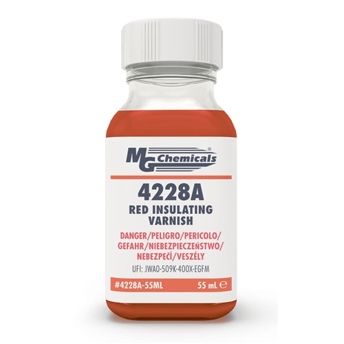 MG Chemicals 4228A-55ML Red Insulating Varnish 55mL