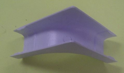 Premiere FIC-42414 1" Inside Corner Raceway Connector Accessory, White