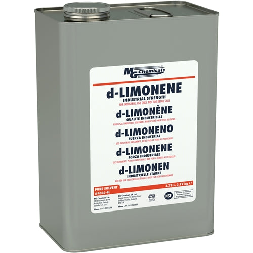 MG Chemicals 433C-4L D-Limonene Industrial Strength 4 Litres