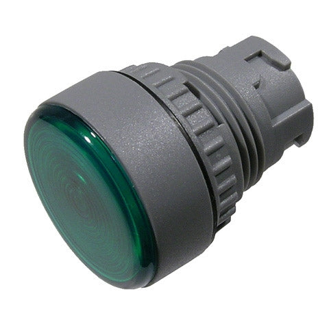 Mode 44-740G-0 Pilot Lamp, 22mm Diameter, 29mm Green Flat Lens ** 44-700-0 / 44-703-0 Required & Not Included **