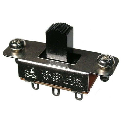 Mode 46-011-2 Slide Switch DPDT On-Off-On, 1.5A@250VAC, Solder Terminals, 2/Pack