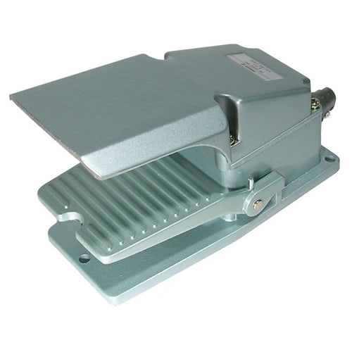 Mode 47-620-0 Aluminum Base/Aluminum Guard Foot Switch 15A 250VAC, 1 N/C and 1 N/O, Cable Gland Included