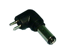 Philmore 48-2555 Interchangeable DC Power Plug, 2 Pin to 2.5mm x 5.5mm Plug