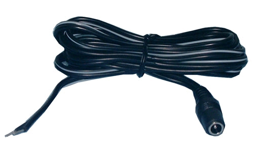 Philmore 48-258 DC Coaxial Jack Power Cord, 2.5mm Center Pin Jack to 22AWG Stripped & Tinned Leads, 6' Cable