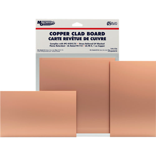 MG Chemicals 506 Single Sided Copper Clad Board 1/16" 1oz Copper 102mm x 152mm (4" x 6")