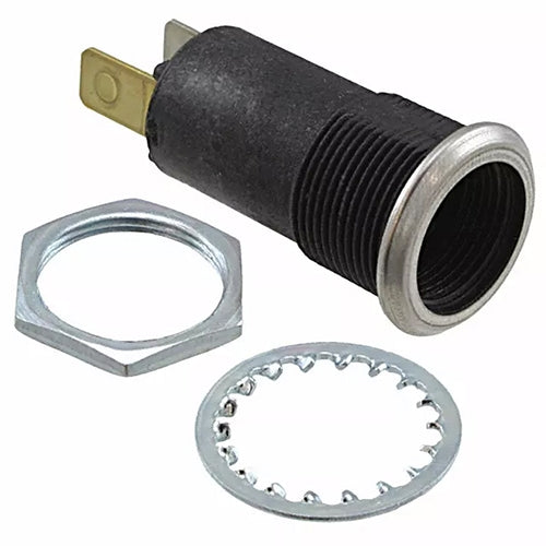 VCC 5100-824 Bayonet Lamp Socket, Accepts T-2 & T3-1/4 Lamps, .250" QC Terminals *No Resistor* 125V *Not UL or CSA*
