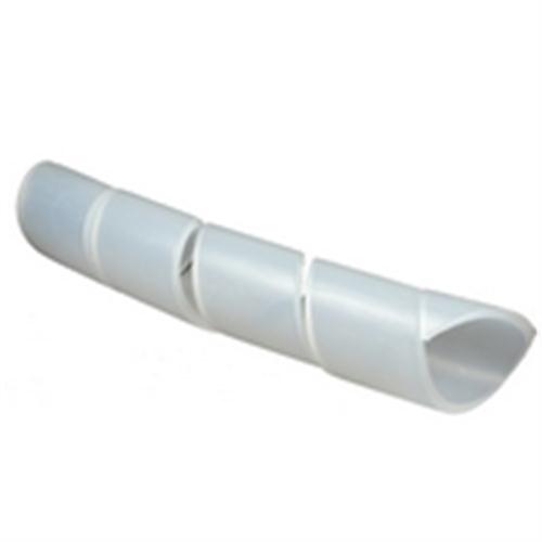 PICO 5122-PK Natural 1/2" Polyethylene Spiral Wrap, 10' Length, Maximum Bundle Diameter: 3/8" to 4"