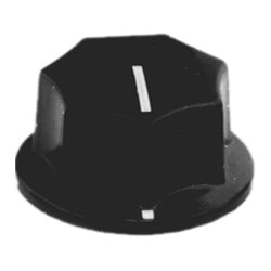 Mode 54-218-2 Flanged Knob with Aluminum Insert & Set Screw (33mm x 17mm), 2/Pack