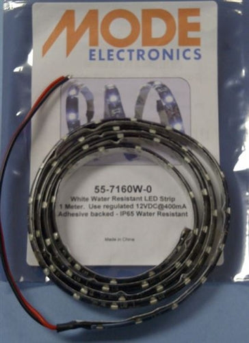 Mode 55-7160W-0 Cool White Outdoor LED Strip (1 Meter), Input Voltage Required: 12VDC Regulated