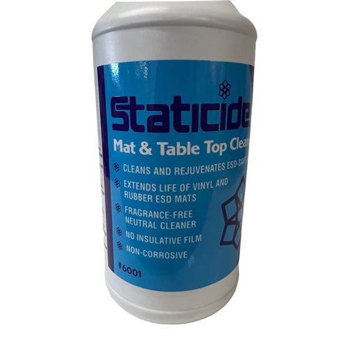 Acl Staticide Mat & Tabletop Cleaner 1QT Spray Bottle 6001 *All Purpose Cleaner* No Ammonia,non-Abrasive,non-Corrosive