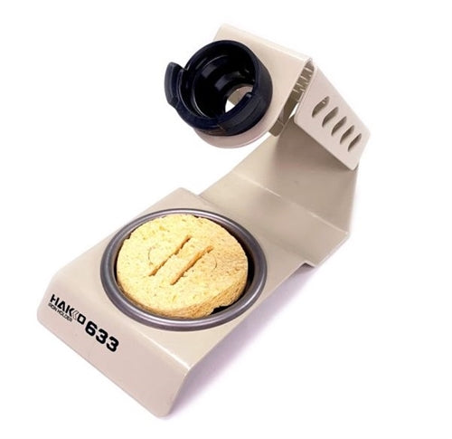 Hakko 633-02 Iron Holder with Sponge Tip Cleaner, Compatible with Many Hakko Soldering Stick Irons