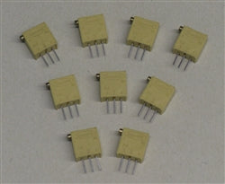 Vishay Spectrol 64X104 Trimmer Potentiometer 100k Ohm 0.5 Watt 25 Turn, PCB Mount Trimpot, Side Adjustment *CLEARANCE*