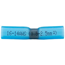 PICO 6800-CS Blue 16-14AWG Solder-Shrink Butt Splice Connector, Adhesive Lined, 25/Pack