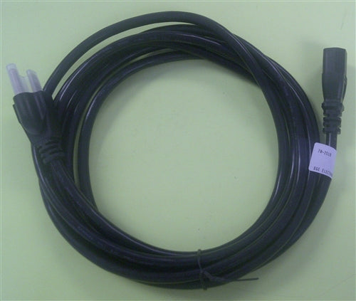 Philmore 70-251 AC Power Cord, IEC320 to NEMA 5-15P 18/3 Equipment Cord, 12' Length