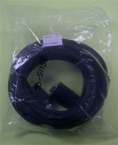 Philmore 70-5115 High Resolution Super VGA (S-Vga) Cable, High Density 15 Pin D-Sub, Male-Male, 15' Length
