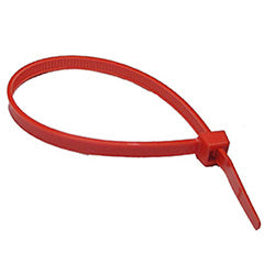PICO 7067-5-C 11" 50 LB Cable Tie - Red, 100-Piece