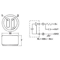Mode 72-160-1 Omni-Directional Electret Microphone Cartridge