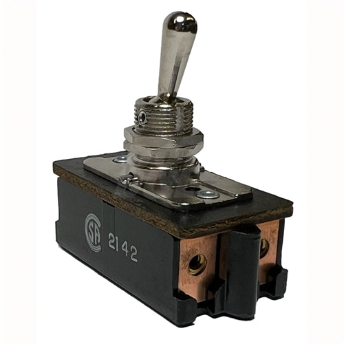 TE 7360K8 Industrial Grade Toggle Switch DPST On-Off, 20A@125VAC / 10A@250VAC, 1-1/2HP, Screw Terminals