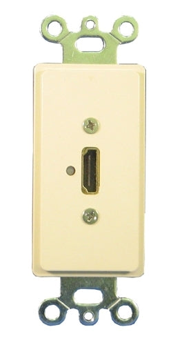 Philmore 75-1177 Decora Insert with Single HDMI Female Feed-Thru Jack, White