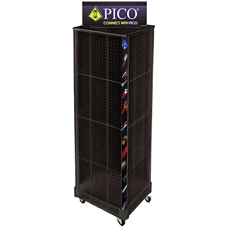 PICO 75000W-31 1DIS 4 Sided Empty Display, Wheeled Base
