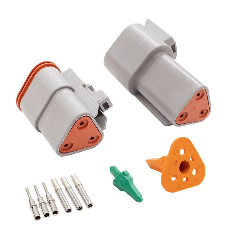 PICO 7861-91 20-16 AWG 3-Way Deutsch DT Connector Combo Pack, 1-Set