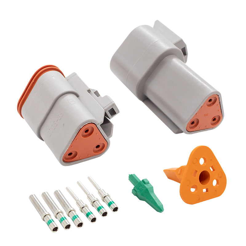 PICO 7871-91 16-14 AWG 3-Way Deutsch DT Connector Combo Pack, 1-Set