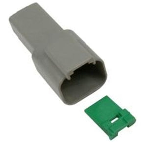 PICO 7990-34 Female 2 Way Deutsch Receptacle & Wedgelock, 10/Pack, Deutsch No: DT04-2P / W2P
