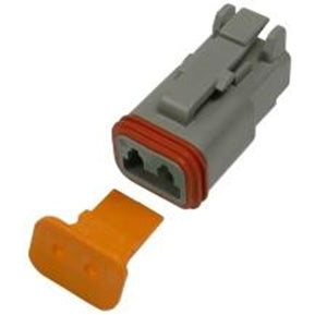 PICO 7991-34 Male 2 Way Deutsch Plug & Wedgelock, 10/Pack, Deutsch No: DT06-2S / W2S